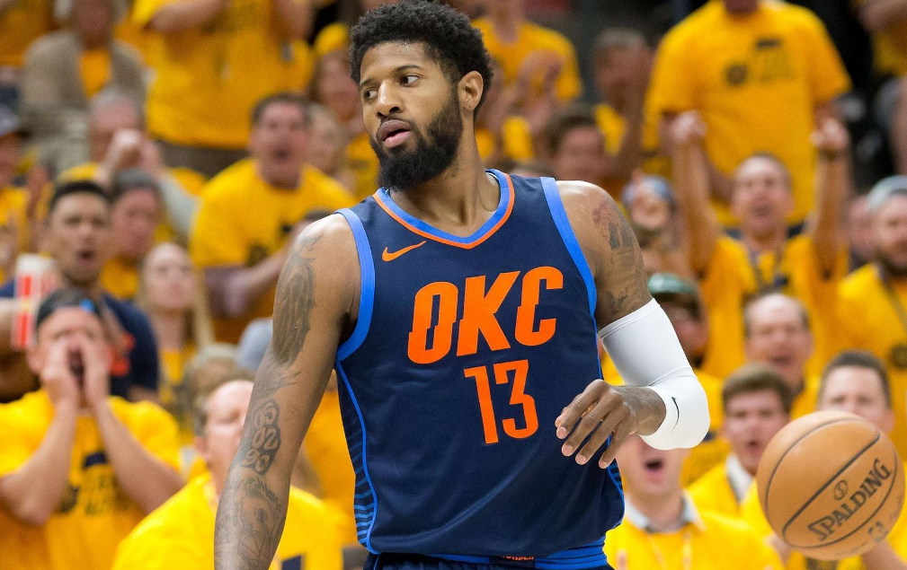  保罗乔治膝盖肿胀休战，威少三双难救雷霆  